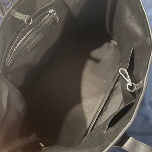 USED MONOGRAM GLAM TOTE MATTE BLACK X BLACK